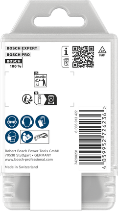 „Bosch“ daugiafunkcinių medžiagų pjovimo peilis 52 × 40 mm, 10 vnt.